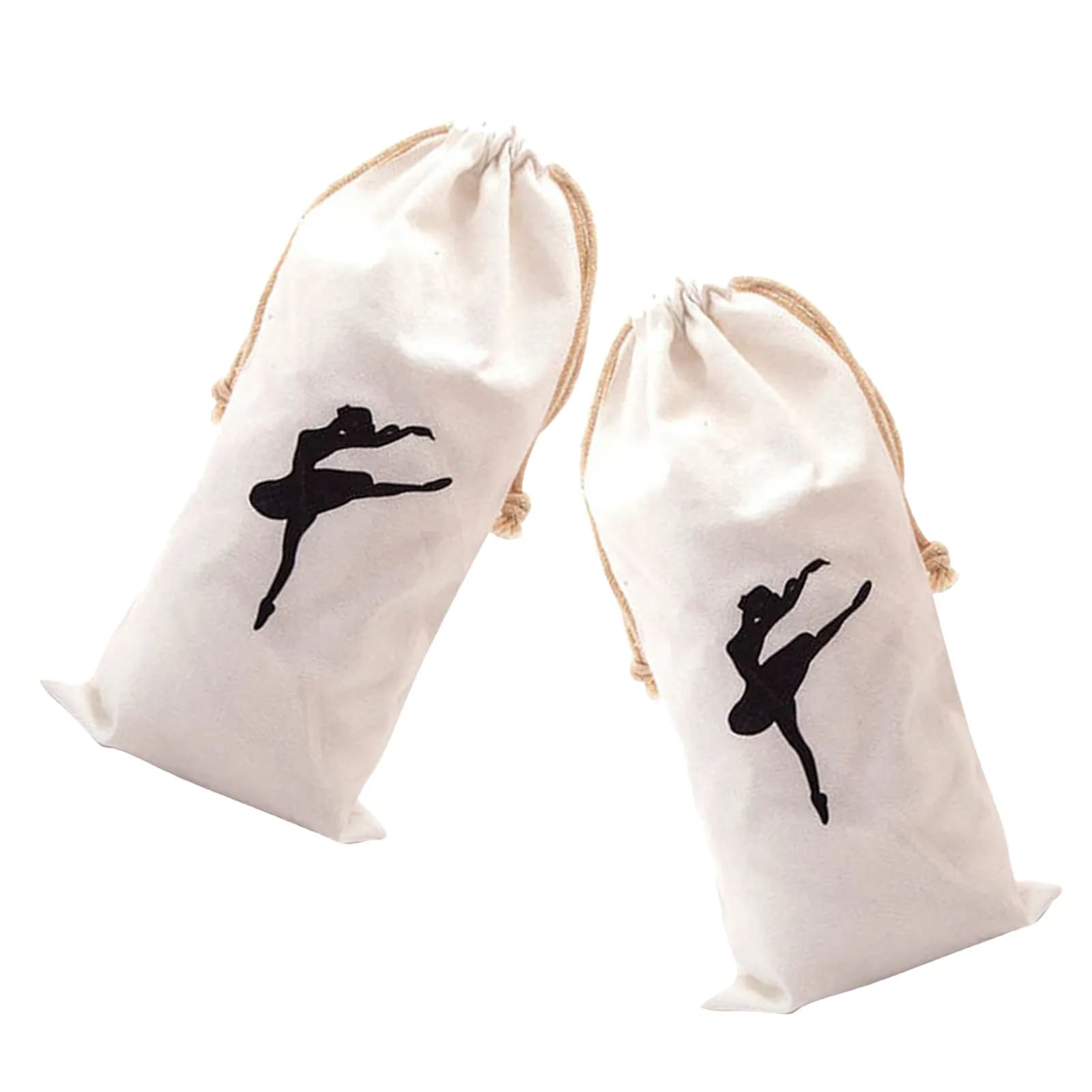 2 Sacche Porta Scarpe da Danza Classica con Coulisse, Multifunzione Traspiranti per Ragazze, per Conservazione Scarpe da Balletto e Accessori
