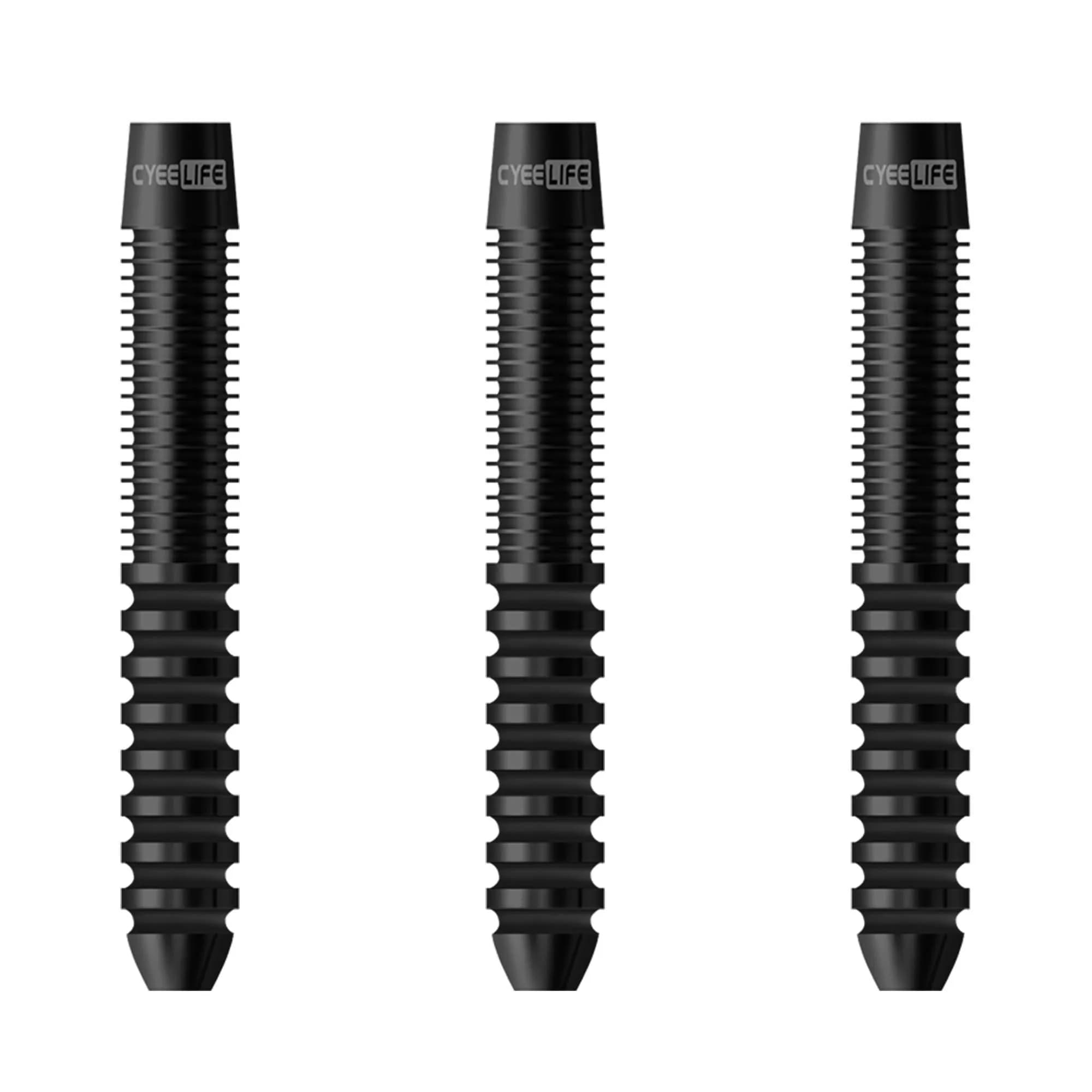 CyeeLife-Botti per freccette morbidi, 18 grammi, tungsteno, 90%, punta in plastica, freccette, senza accessori, 3 pezzi