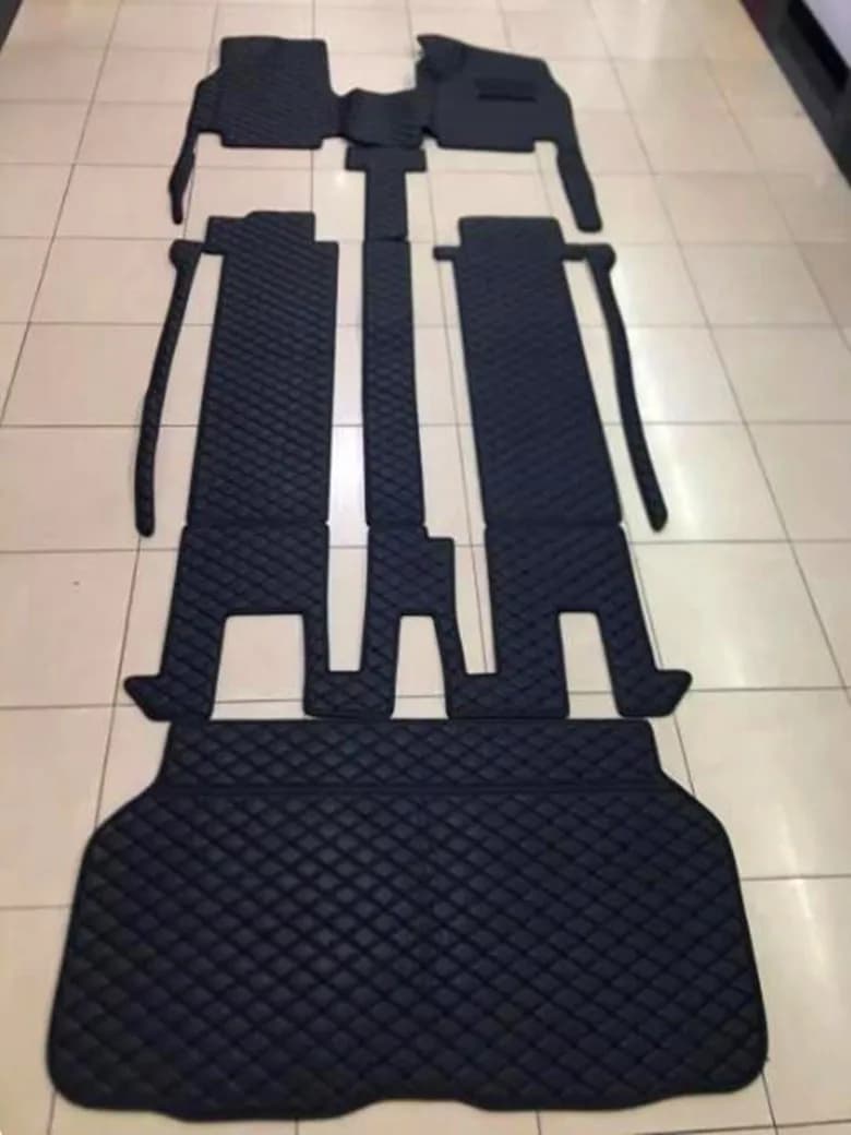 Custom full set car floor mats for Right hand drive Toyota Estima 7 8 seats 2022-2006 High quality Rugs waterproof carpets