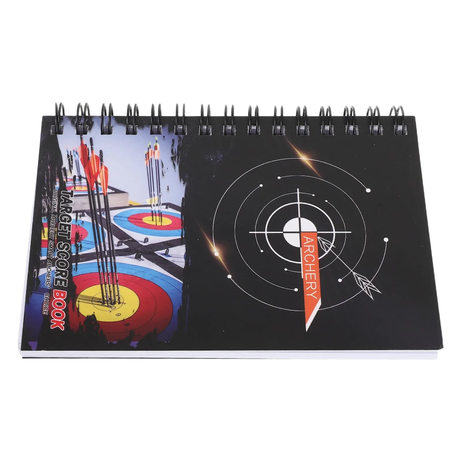 Quaderno per Punteggio Tiro con l'Arco, Rilegato a Spirale, Portatile, Diario per Pratica al Bersaglio, Libro per Punteggio Tornei, Registro Prestazioni Tiro con l'Arco