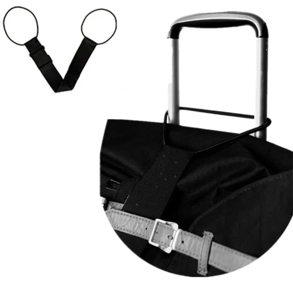 Reusable Versatile Luggage Straps Adjustable Elastic Luggage Strap Travel Security Belt for Carry On, Secure Baggage Transport