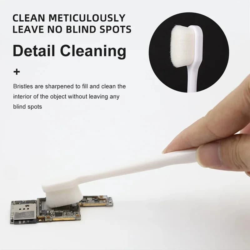 Caius PBT Fiber Cleaning Polishing Motherboard IC Removing glue Cleaning brush for IC PCB BGA circuit Soft brush for phone