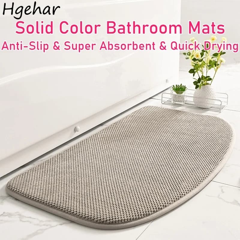 Tappetini da Bagno Super Assorbenti, Antiscivolo, ad Asciugatura Rapida, per Ingresso, Cucina, Pavimento, Uso Domestico, Tinta Unita, Vendita all'Ingrosso