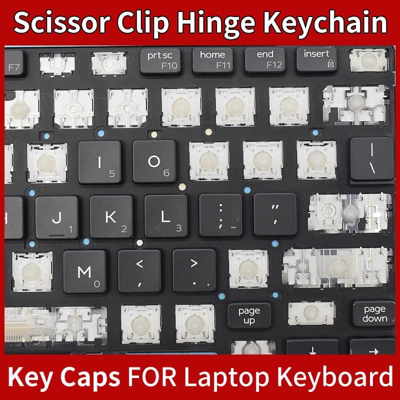 Replacement Keycap Key Cap Scissor Clip Hinge For Dell Latitude 3300 5200 5300 7200 7300 3301 7290 5310 7301 E7300 E5300 2-in-1