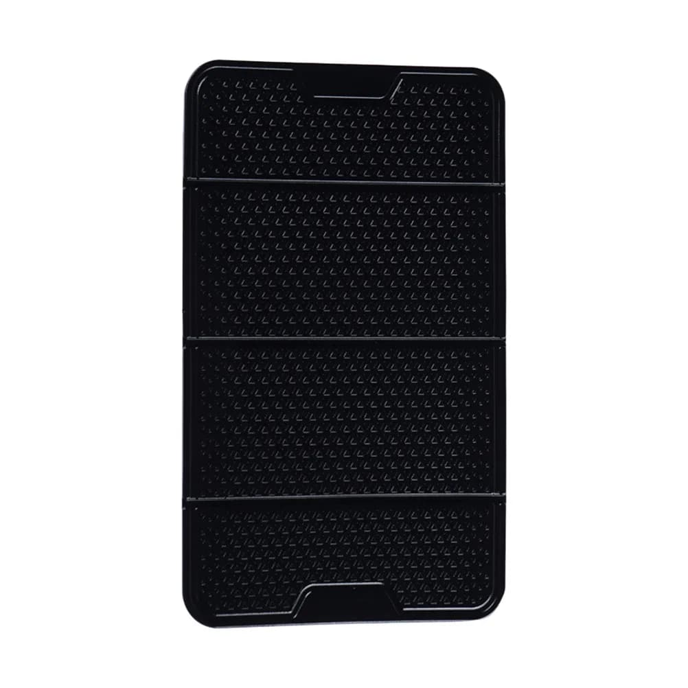 Tappetino Antiscivolo in Silicone per Cruscotto Auto, Pieghevole, Organizzatore Antiscivolo per Telefono, Chiavi, Occhiali, Portafoglio, Nero