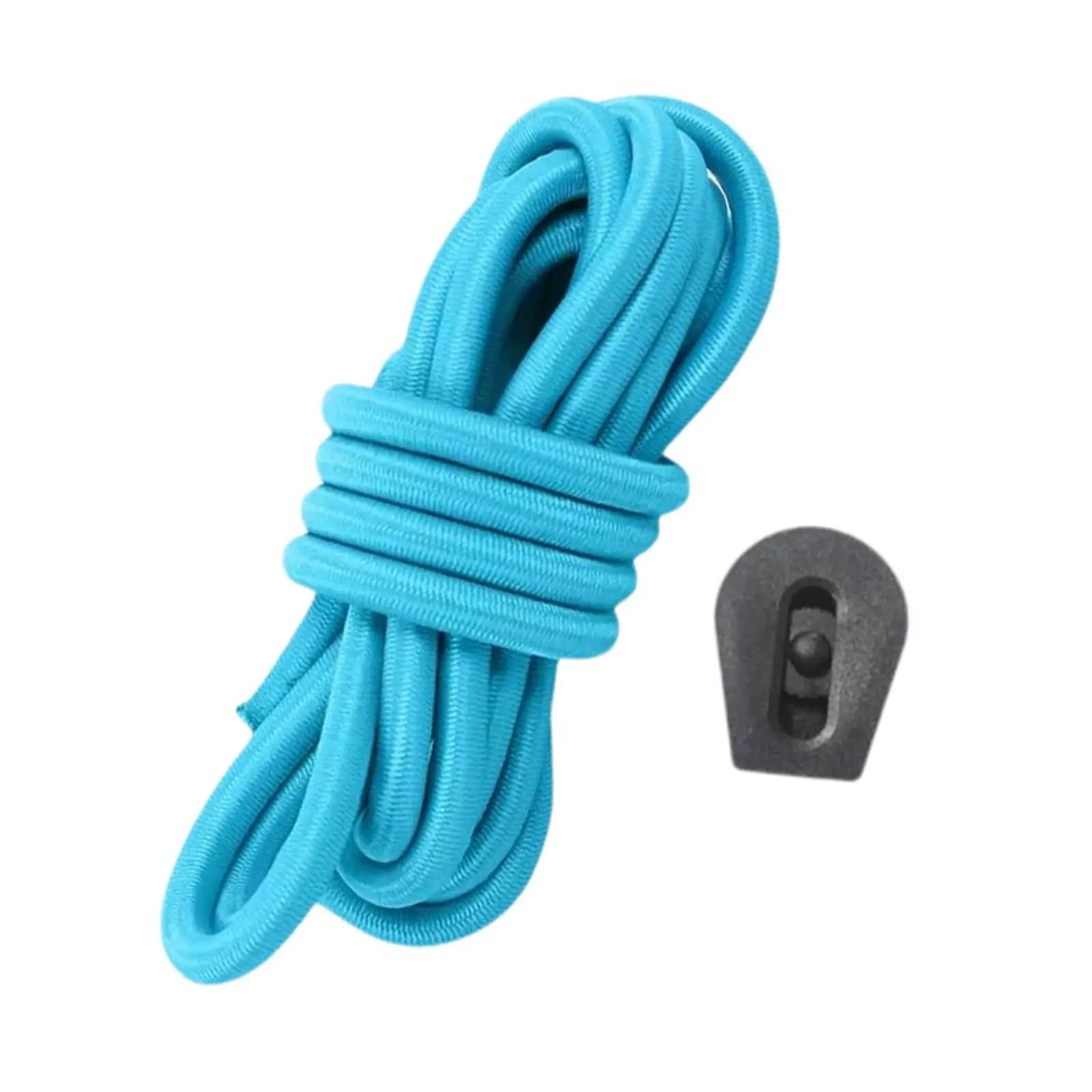 Elastic Bungee Cord 250 Cm Strong Stretch Rope with Buckle Versatile Kayak Storage Line for Paddle Board Accessories