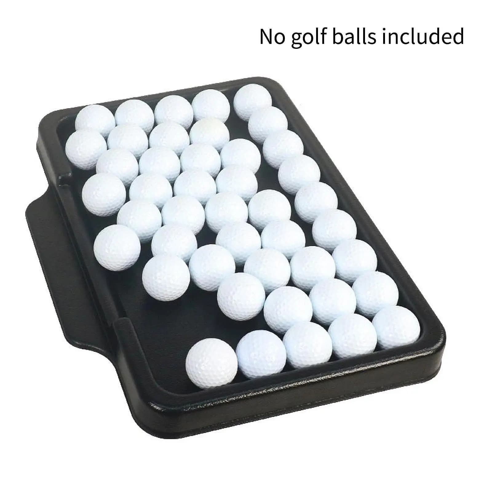 Vassoio Porta Palline da Golf Drenabile e Leggero, Contenitore per Palline da Golf, Strumento di Allenamento per Giardino, Interni ed Esterni