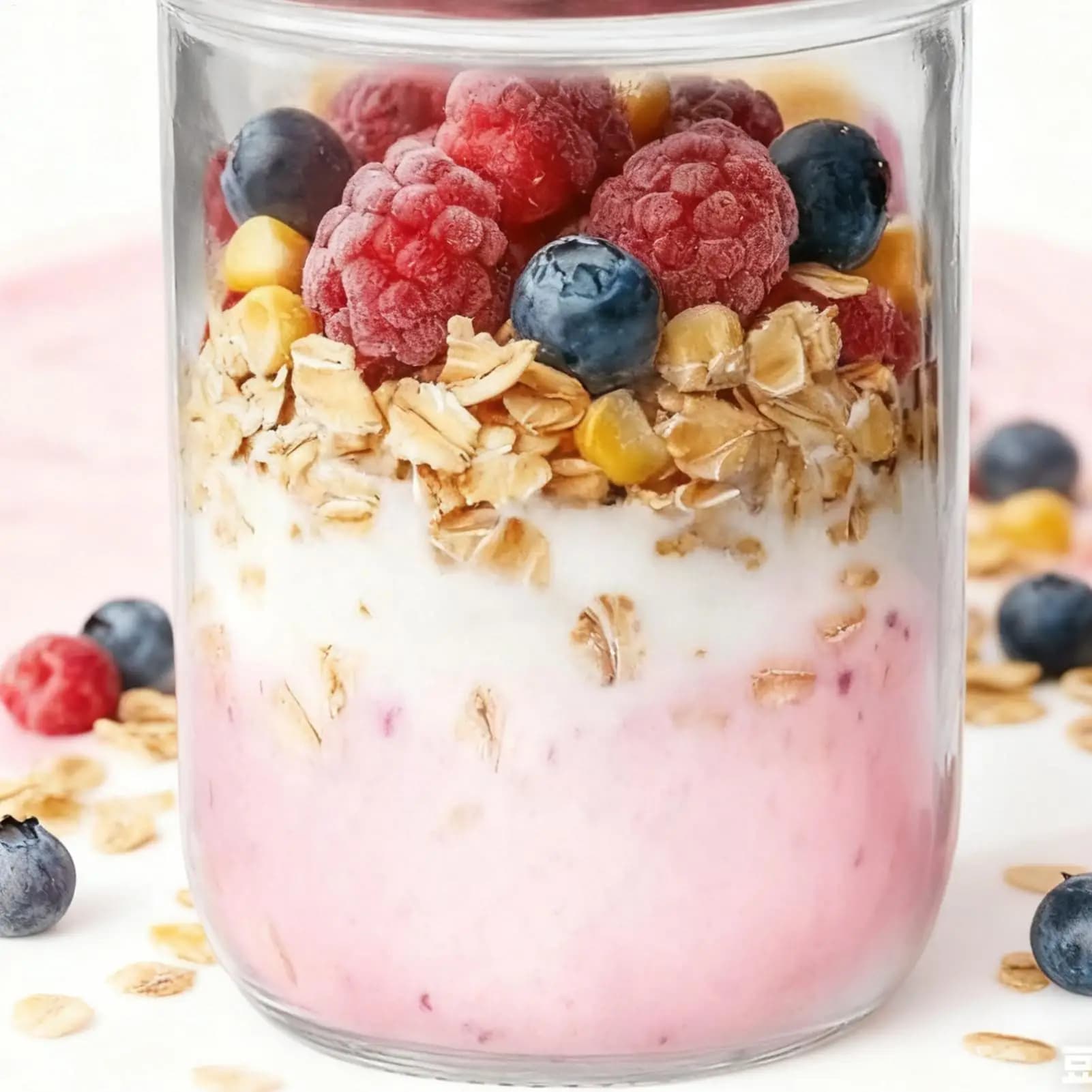 Contenitori per yaurti perfetti Tazza per parfait in vetro Contenitore per frutta a doppio strato per pranzo Avena notturna Dessert Preparazione dei pasti per yogurt