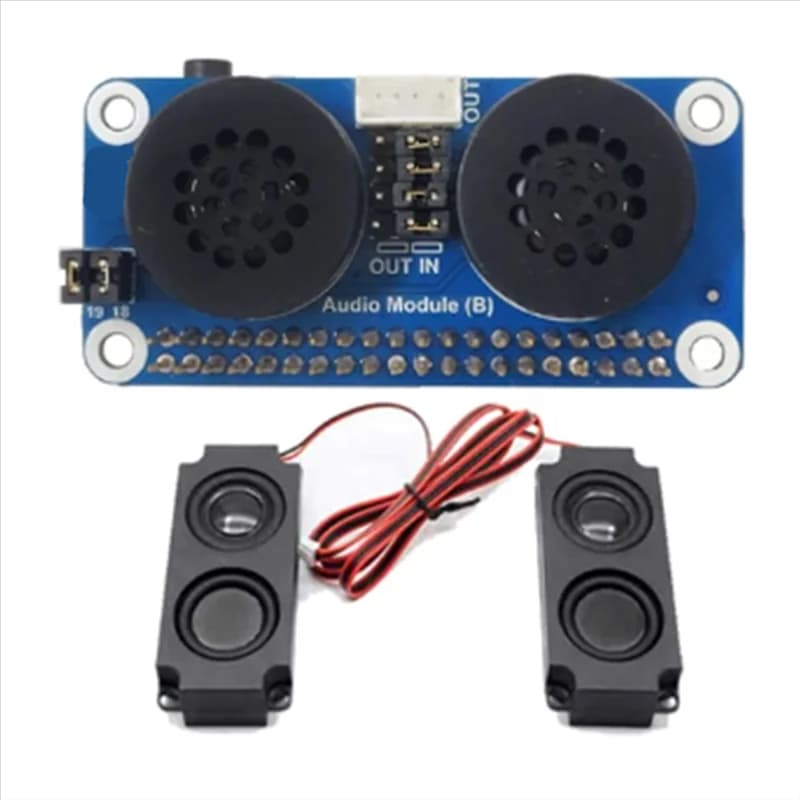 Efficient expansion card for speakers, PWM audio card for Raspberry Pi, GPIO audio amplification for Zero/3B/4