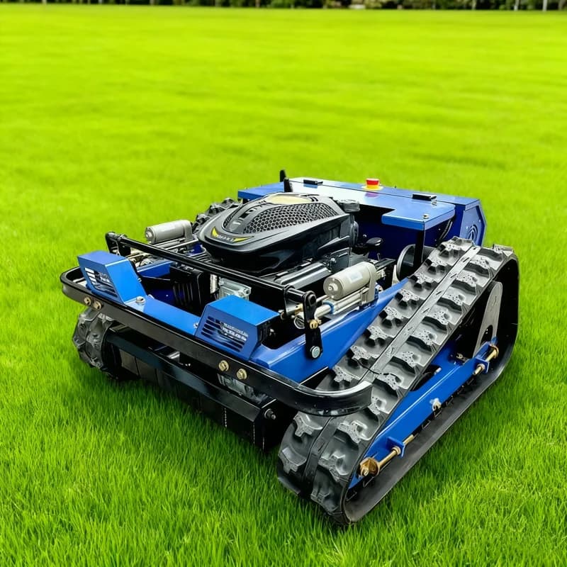 Tosaerba automatico robot telecomandato personalizzato Tosaerba cingolato senza fili Tosaerba a coppia elevata Cortile da giardino