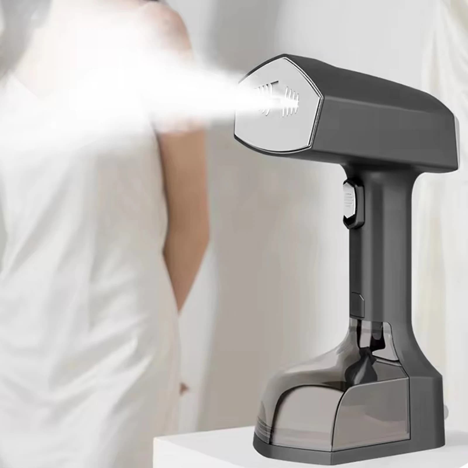 Vaporizzatore per Vestiti a Riscaldamento Rapido, Portatile con Serbatoio Grande da 350ml, per Casa e Viaggi