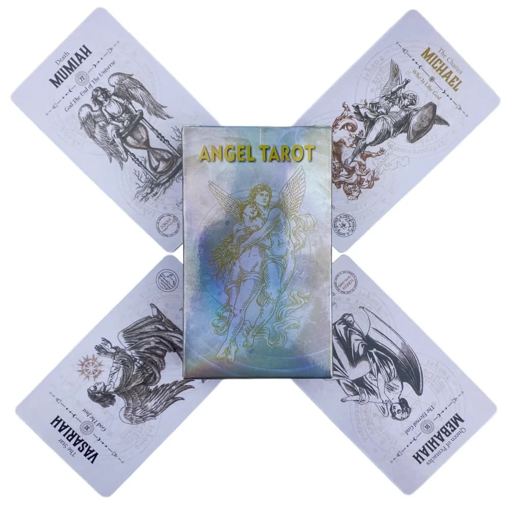 Carte dei tarocchi dell'angelo Un mazzo da 78 Oracle English Visions Divination Edition Borad Playing Games