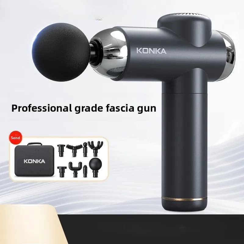 Portable Muscle Relaxer for Home Use LCD Screen Charging Grab Stool Massage Gun for Muscle Lithium Battery High Efficiency