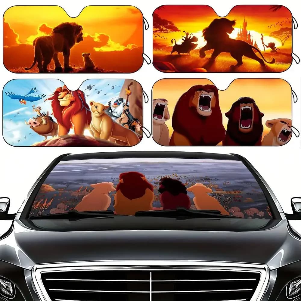 Anime T-The L-Lion King Auto Tenda Parasole 130x70 cm Auto Parasole Parabrezza Copertura Protezione UV Auto Visiera Accessori Per