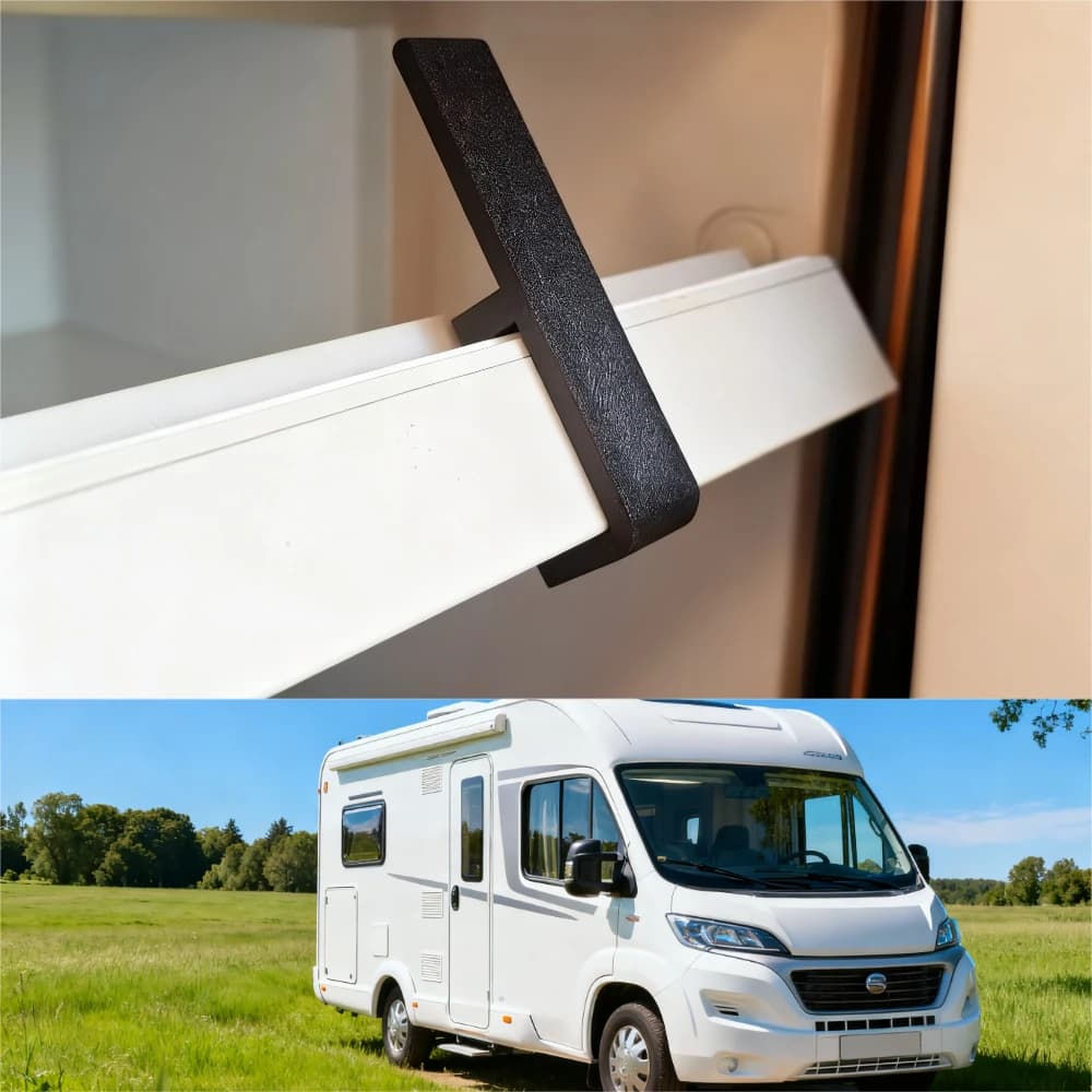 RV Camper Van Refrigerator Door Stopper - -Mildew Design & Air Circulation System, Non- Fridge Accessory Compatible for RV