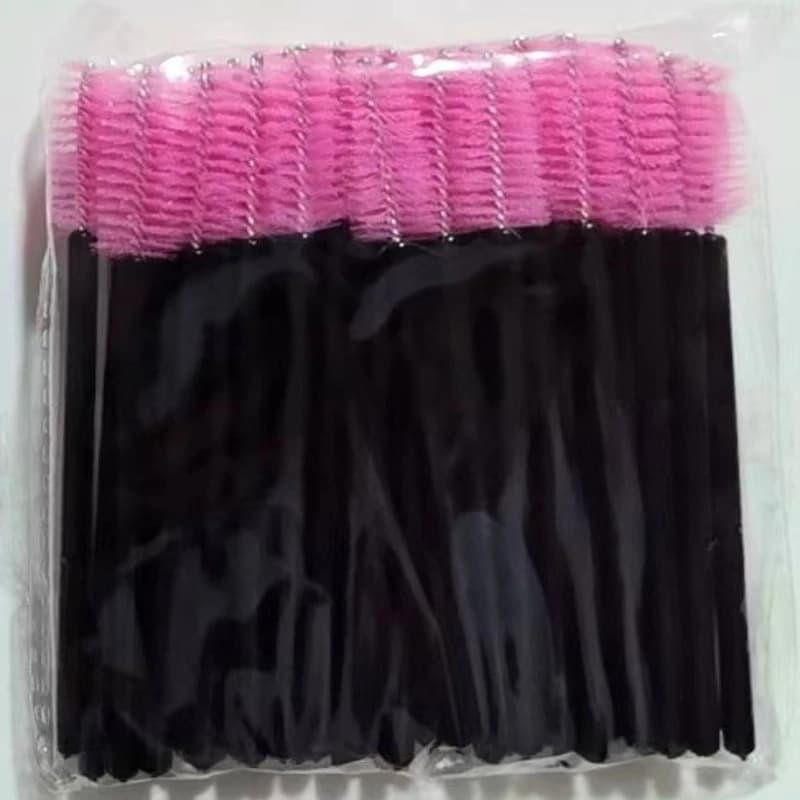 Wholesale 50pcs For Eyelash Extension Makeup Disposable Eyelash Brushes Spoolies Micro Lash Mascara Wands Combs