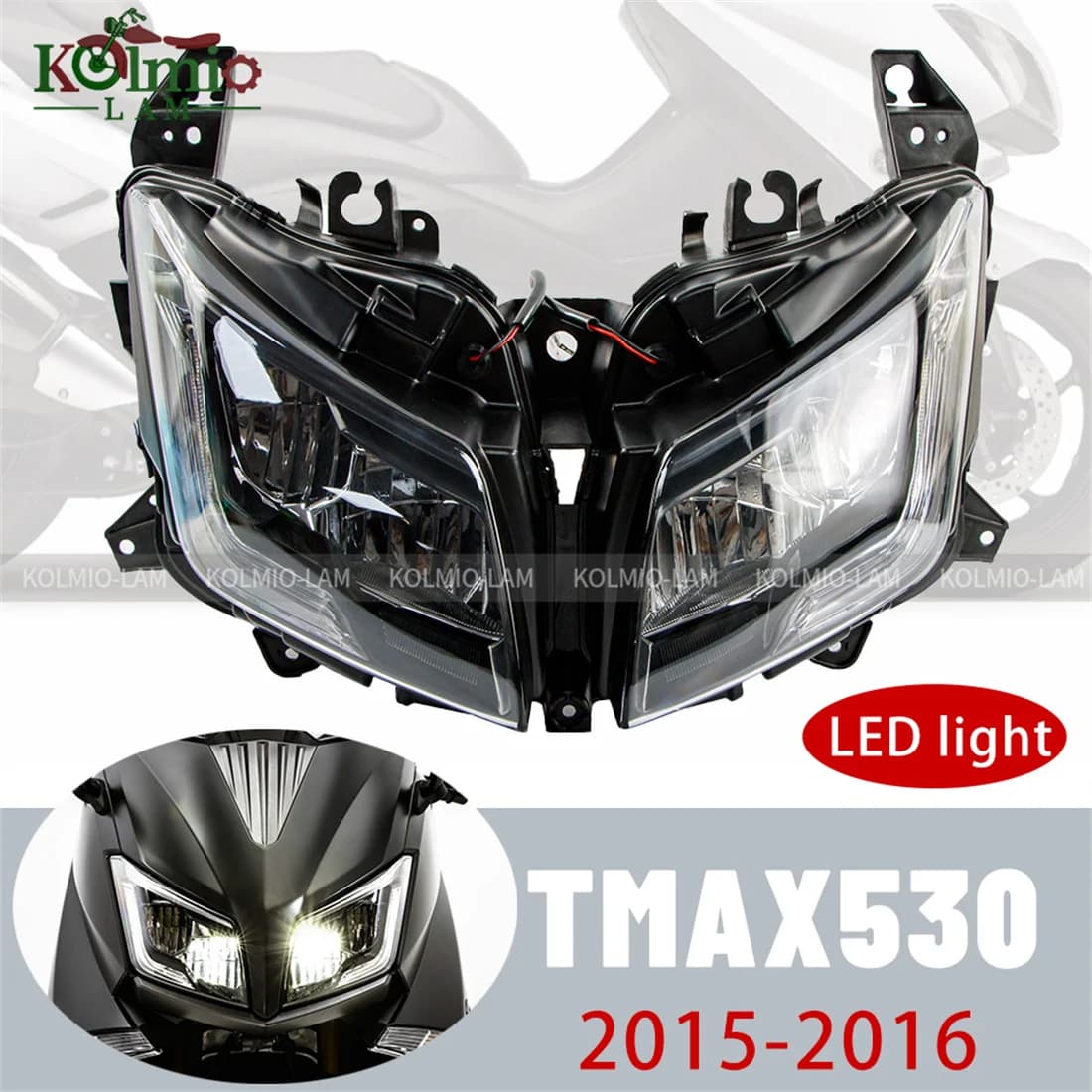 2015 - 2016 TMAX530 Faro a LED adatto per YAMAHA TMAX 530 Accessori moto T-MAX 530 XP530 Faro anteriore