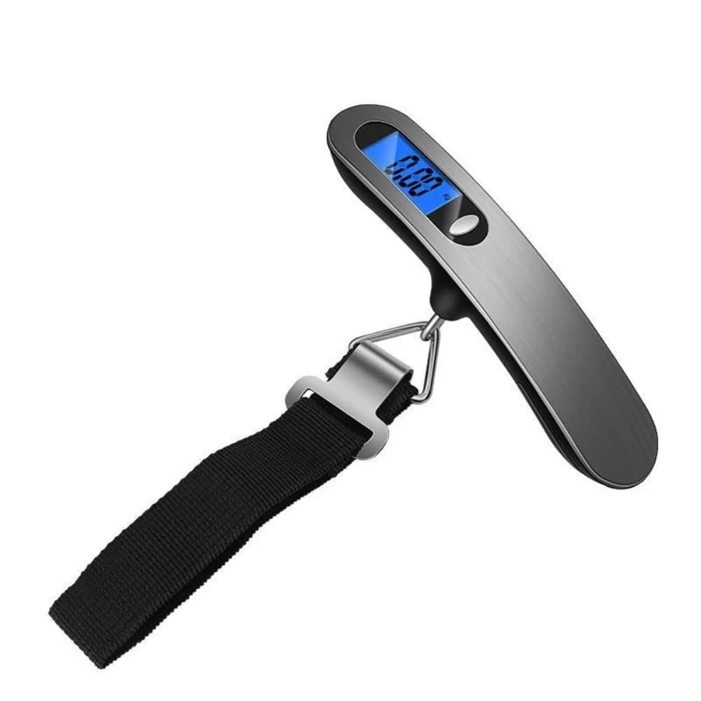 Bilancia Digitale per Bagagli con Display LCD, Portatile, Alta Precisione, Bilancia Elettronica Sospesa per Peso Bagagli, per Casa