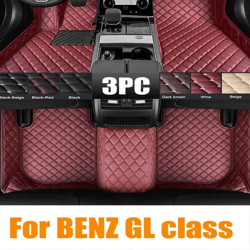 Tappetini per auto per BENZ GL classe X164 7 posti 2008 2009 2010 -2012 Tappetini per auto personalizzati Copri tappeto per automobile interno automot