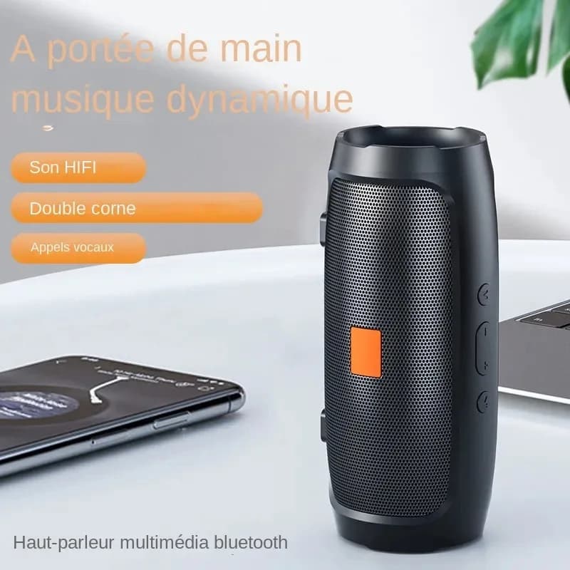 TF USB Bluetooth Speaker Dual Speaker Stereo Outdoor Tfusb Playback Fm Voice Broadcasting Portable Subwoofer Wireless Speaker
