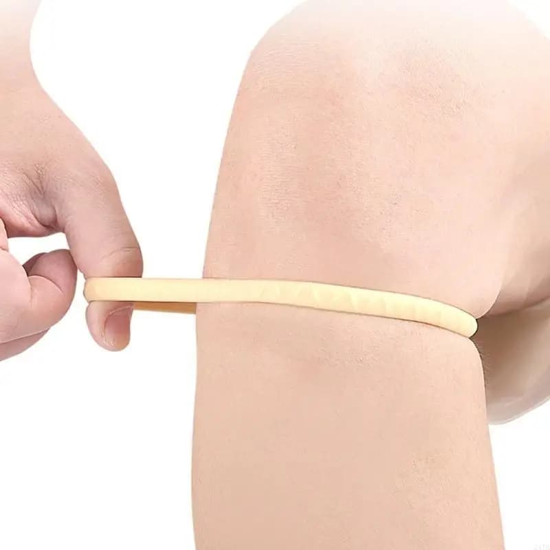 1 paio cinghie per ginocchio tendine rotuleo, cinghie per ginocchio in silicone per cintura rotulea fine per uomo