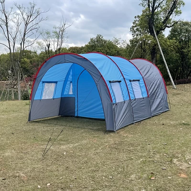 Oversized Tunnel Tent 5-8 Person Waterproof Windproof for Family Group Camping Outdoorpromote sales