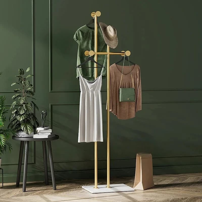 Lightweight Luxury hanger from Earth, Removable, Metal and Splashed Iron, for Home and Room Furniture