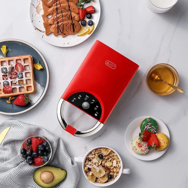 650W Electric Sandwich Maker Timing Multi-baker Tostapane Cottura Waffle Breakfast Machine Takoyaki Sandwichera Tostapane Tostadora