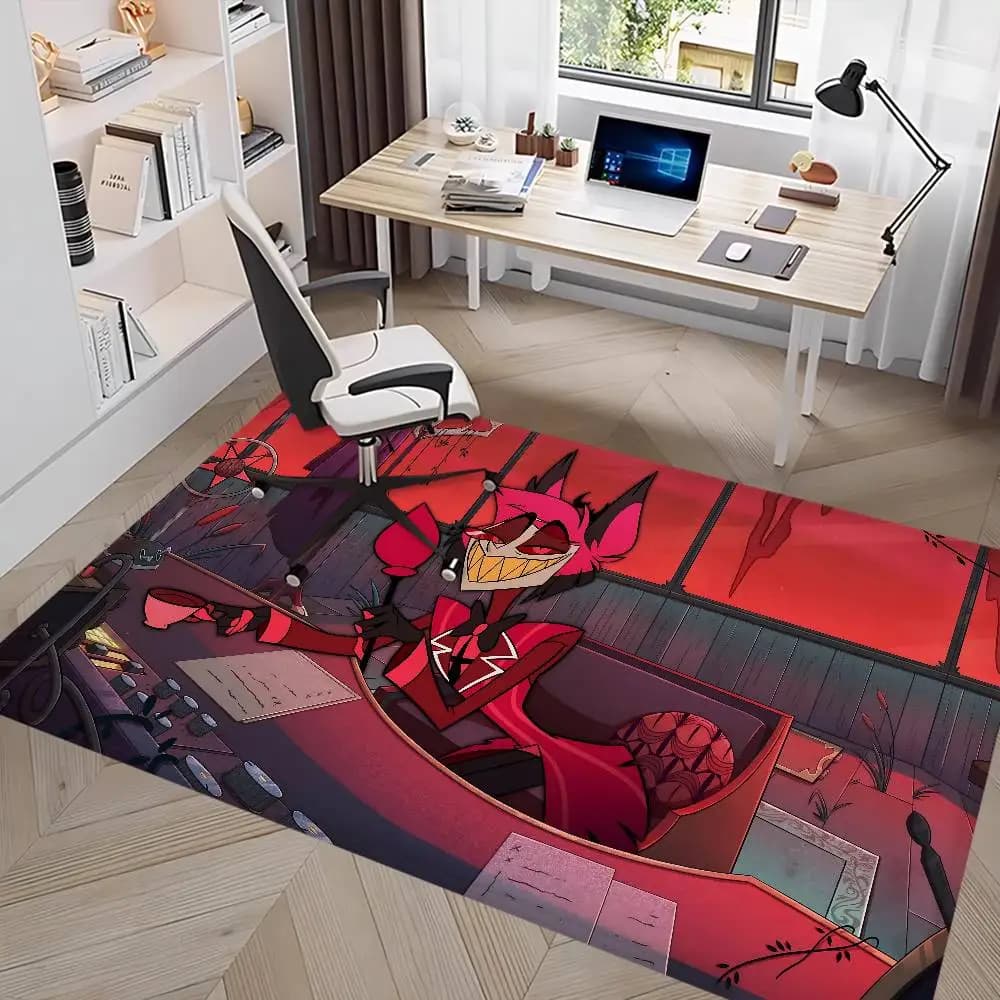 Popolare Anime H-Hotel H-Hazbin Alastor Corridoio Tappeto Antiscivolo Lavanderia Zerbino Lavanderia Decor Balcone Bambino Soggiorno