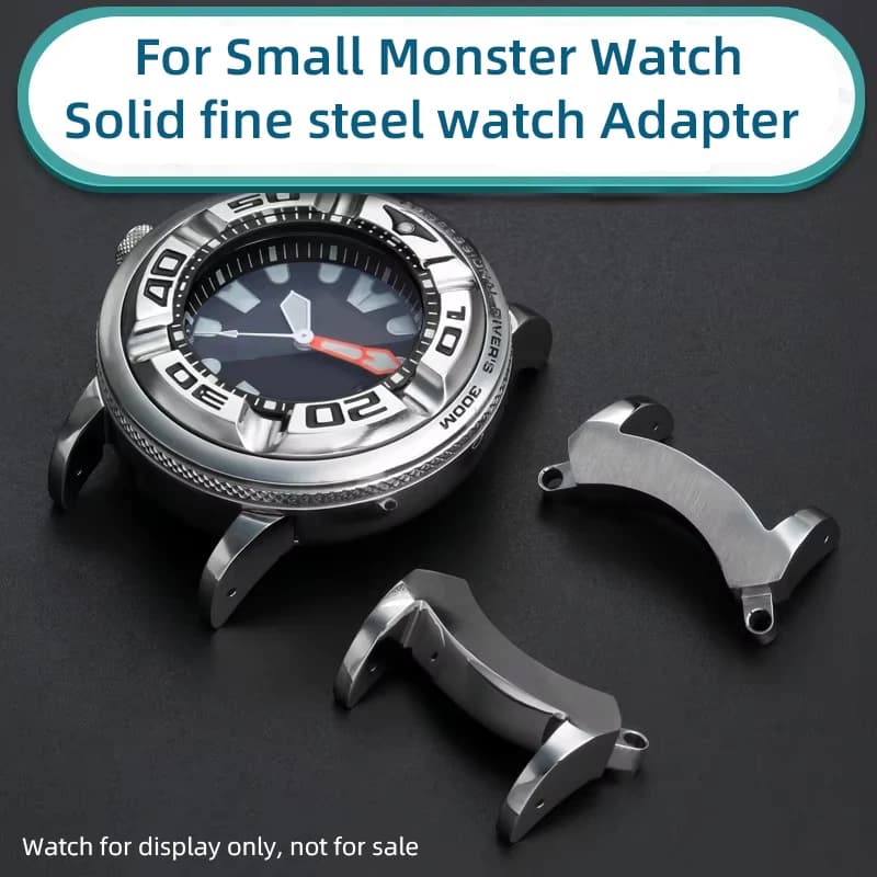 Per Citizen Small Monster BJ8050-08E Adattatore Convertitore di personalizzazione dell'orecchio Bracciale con cinturino per orologio in acciaio inossidabile modificato