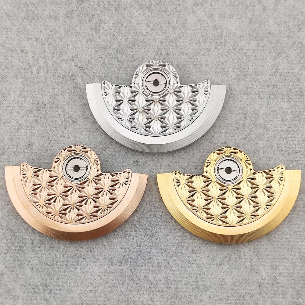 NH35 Oscillating Weight Rotors High Quality Star Shaped Metal Rotors Compatible For NH35 NH36 NH38 4R Movement Replacement Parts