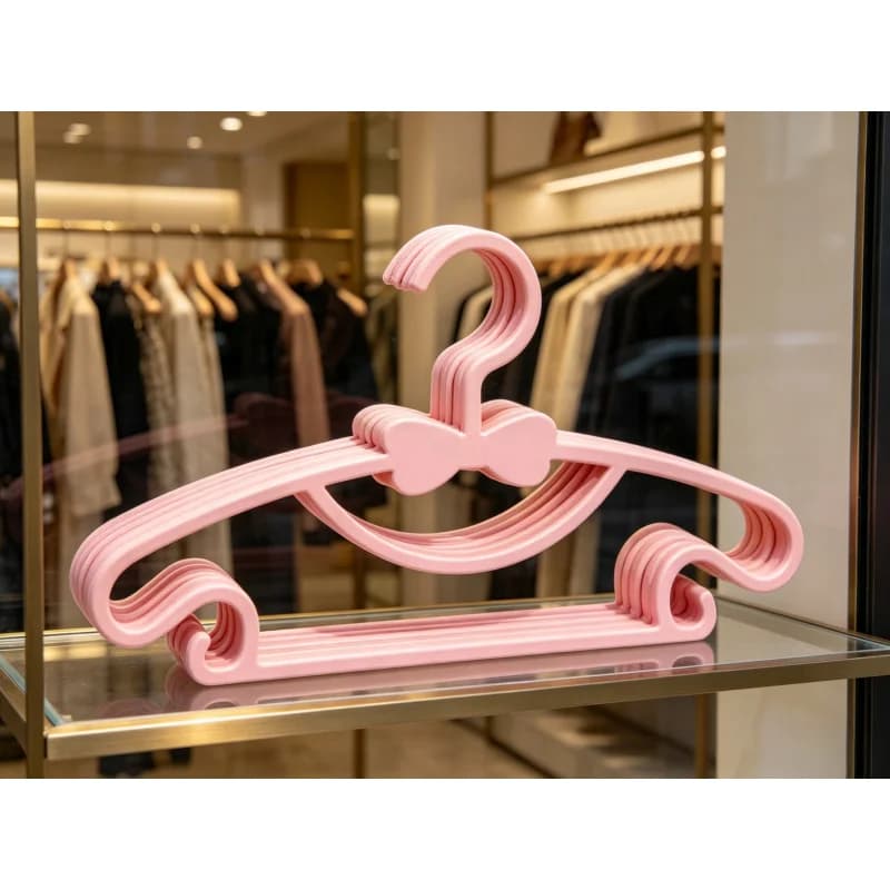 50 Pezzi Appendiabiti Carini per Bambini con Clip, Grucce per Vestiti per Bambini, Espositori per Abbigliamento da Cameretta, Ingrosso per Neonati e Bambini