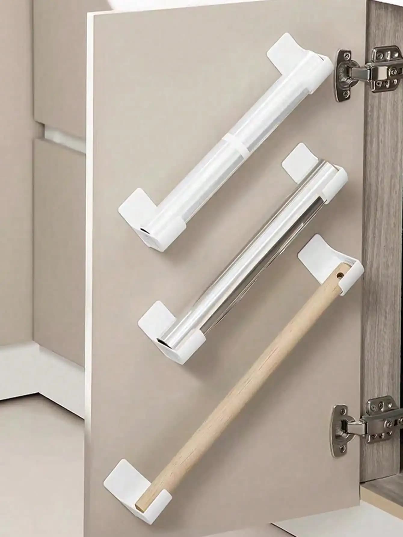 2 pieces without punching dispenser for trash bags, plastic bag holder, organizers and containers for home organization kitchen