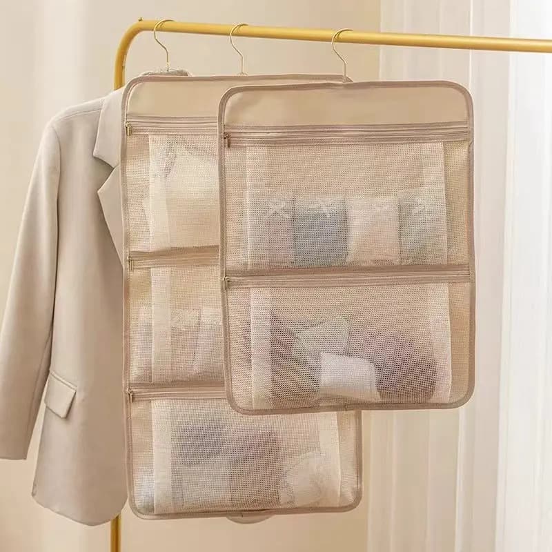 Borsa organizer per vestiti da appendere - Conservazione multitasche per biancheria intima e calzini per guardaroba domestico/dormitorio - Design durevole salvaspazio