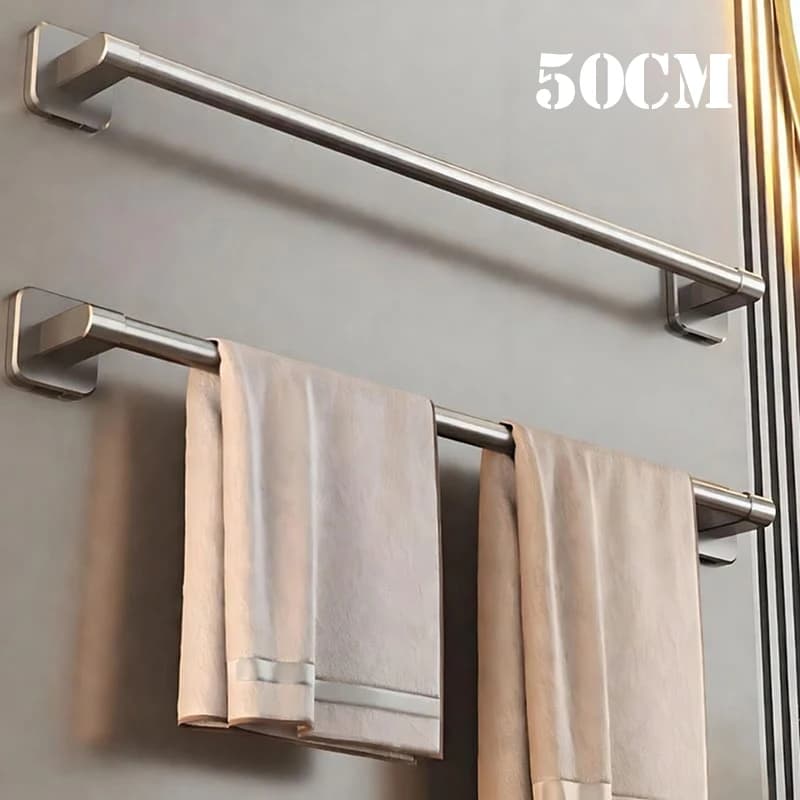 Portasciugamani da 30-50 cm, Supporto a Parete per Asciugamani da Bagno, Organizzatore per Asciugamani, Decorazione per la Casa, Accessori per il Bagno