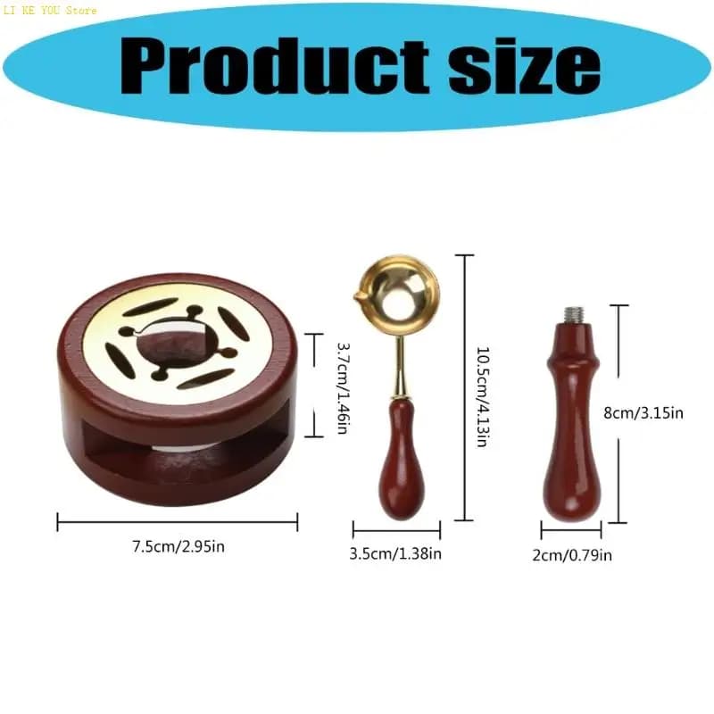 W3JE Easy to Use Sealing Wax Craft Set for Experts Tool Included Smooth Operations