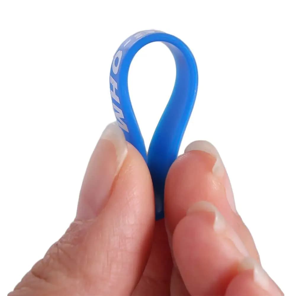 10 pezzi antiscivolo manico per canna da pesca custodia protettiva in silicone elastico per canna da pesca copertura in silicone anello coperture fascia antisudore