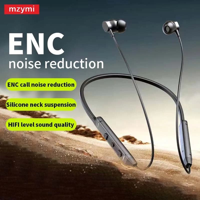 MZYMI BS09 Archetto da collo Bluetooth 5.3 Auricolare Hifi Suono Sport Auricolari In Ear Cuffie TWS Auricolari wireless Impermeabili con microfono