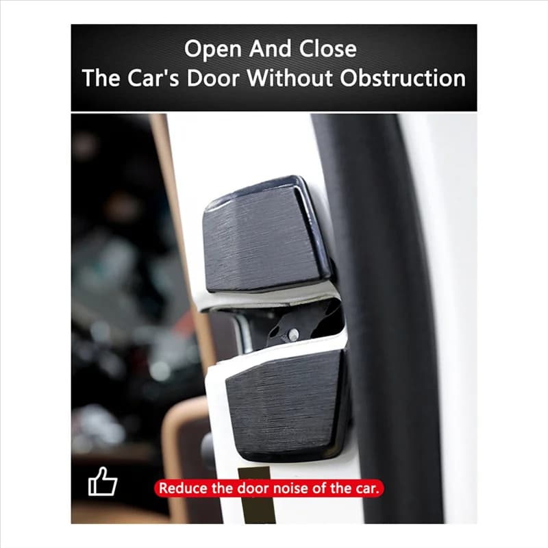 Auto TRD Serratura Della Porta Fibbia Aggiornato Stabilizzatore Protezione Chiusure Tappo per Lexus Toyota Elimina Il Rumore Spazio Blocco—L49A