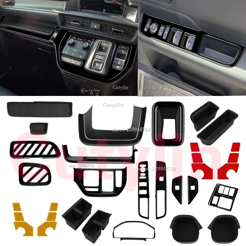 For Honda Stepwgn Spada RP8 2022 2023 2024 abs Interior Window Increase Switch Gear Ac Vent Volante Mirror Cover Retrovisor