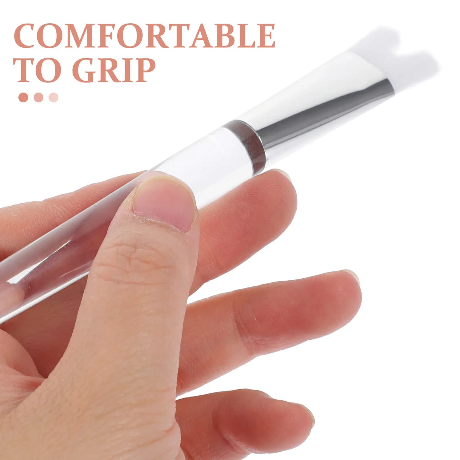 Set di 3 Pennelli per Trucco Naso, Pennello Versatile per Contouring, Pennello Leggero per Ombreggiatura del Naso, per Donne e Principianti nel Trucco