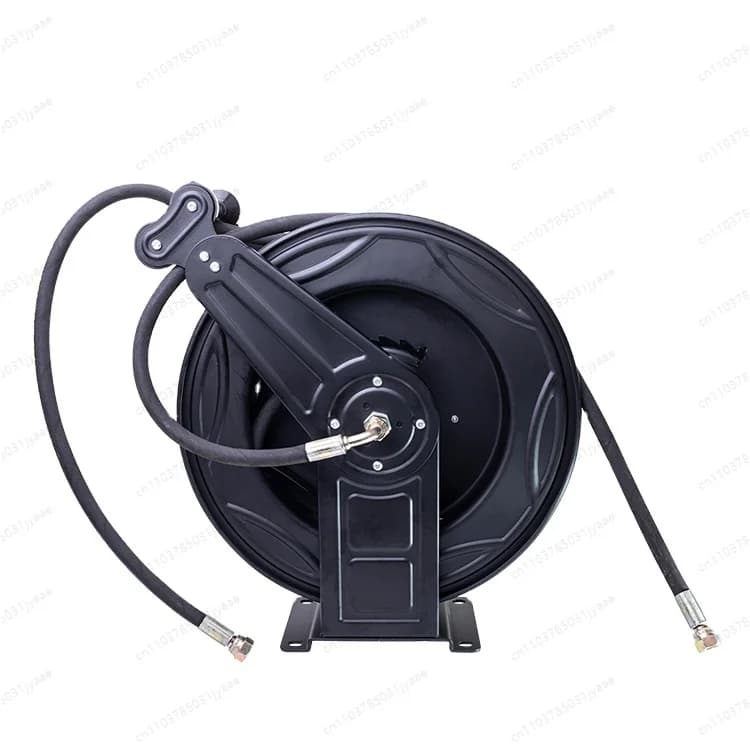 2025 Industrial Garden Pneumatic Air Pipe Wrap PU Plastic Automatic Plastic Wrap Retractable Air Pipe Wrap For Wall Mounting