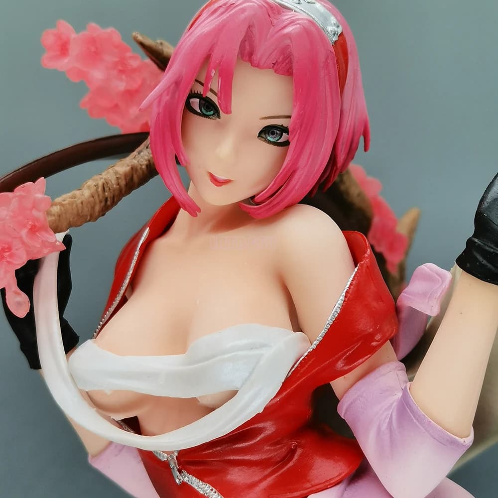Statuetta Anime Giapponese GK da 28cm con Illuminazione, Action Figure in PVC, Modellino da Collezione, Decorazione da Scrivania ad Alta Definizione per Collezionisti