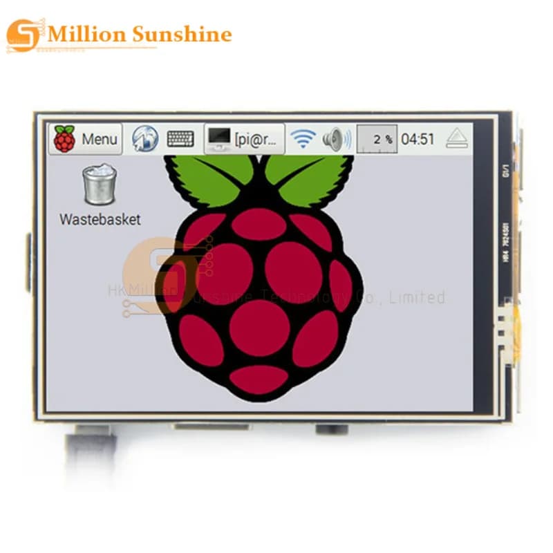 Schermo LCD TFT da 3.5 pollici 480*320 con pannello a sfioramento per RPi1/RPi2/Raspberry pi3/Raspberry Pi 4 Board V3 spedizione gratuita