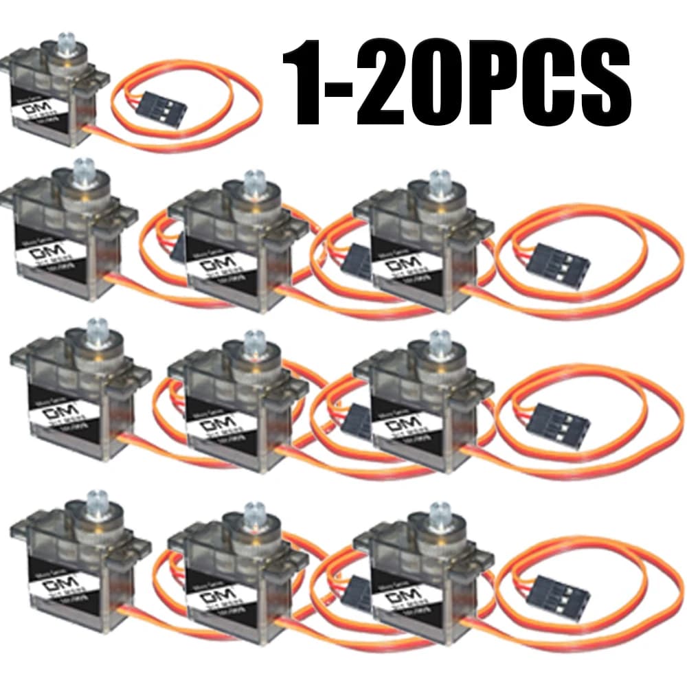 MG90S Servo Diymore 1/4/10/20 Pcs All Metal Gear 9g Versione Aggiornata Per Elicottero Aereo Barca Auto MG90 9G Trex 450 RC Robot