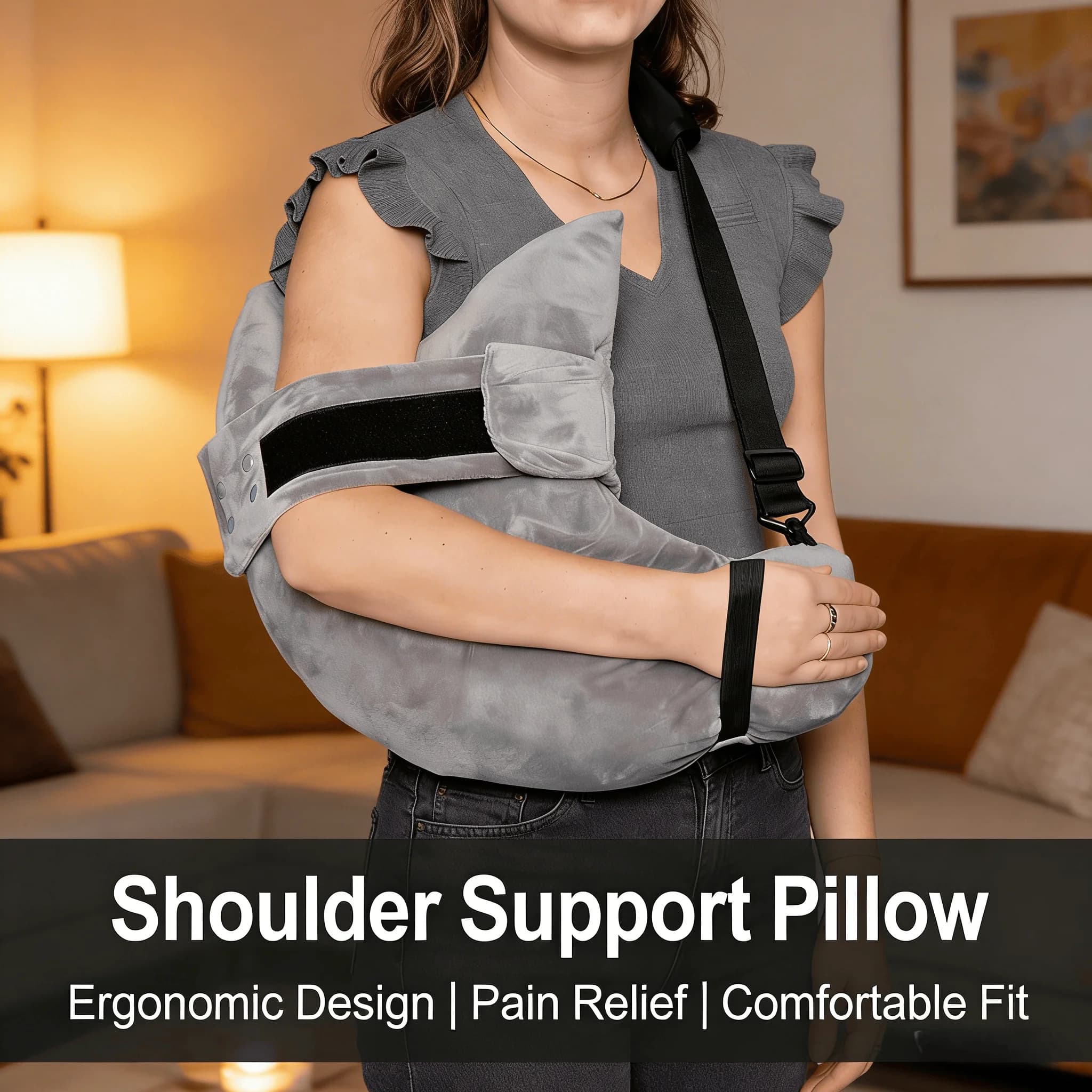 Cuscino di supporto per il recupero post-chirurgico della spalla per chi dorme sul fianco, cuscino di supporto per il braccio per lesioni della fascia rotatoria e post-operatorio