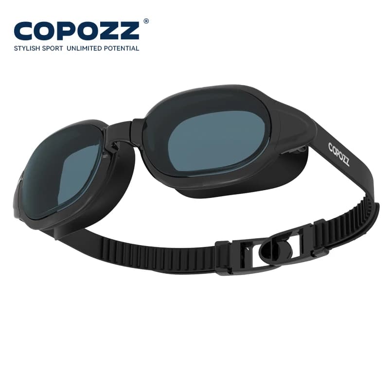 COPOZZ 2025 Occhialini di swimming antifonnamento Lenti in formaintera UV protection with large silicone frame Swim glasses for men and women
