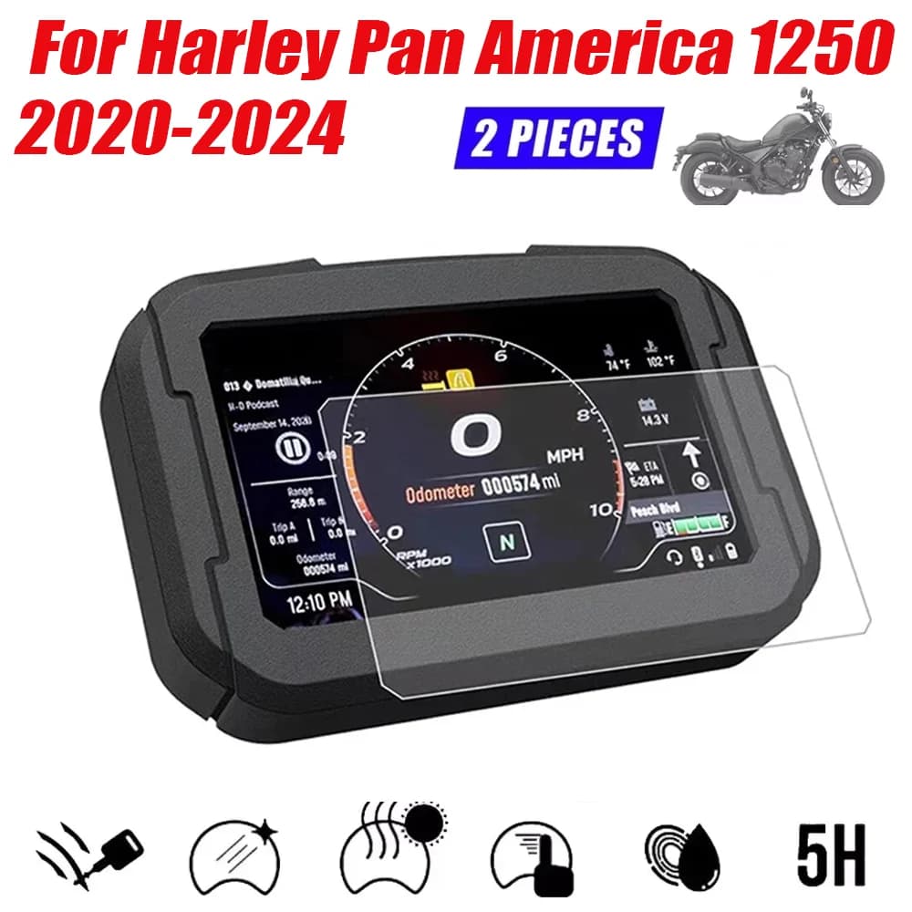 Per HARLEY PAN AMERICA 1250 S PA1250 S PANAMERICA1250 2020-2024 Moto Cluster Pellicola di Protezione Antigraffio Protezione Dello Schermo