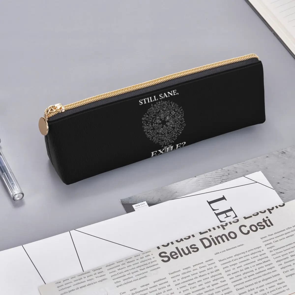 Path Of Exile 2 Still Sane Exile Pencil Case Pencil Pouch Storage Stationery Supplies Pen Box Pencil Bag for Studen School