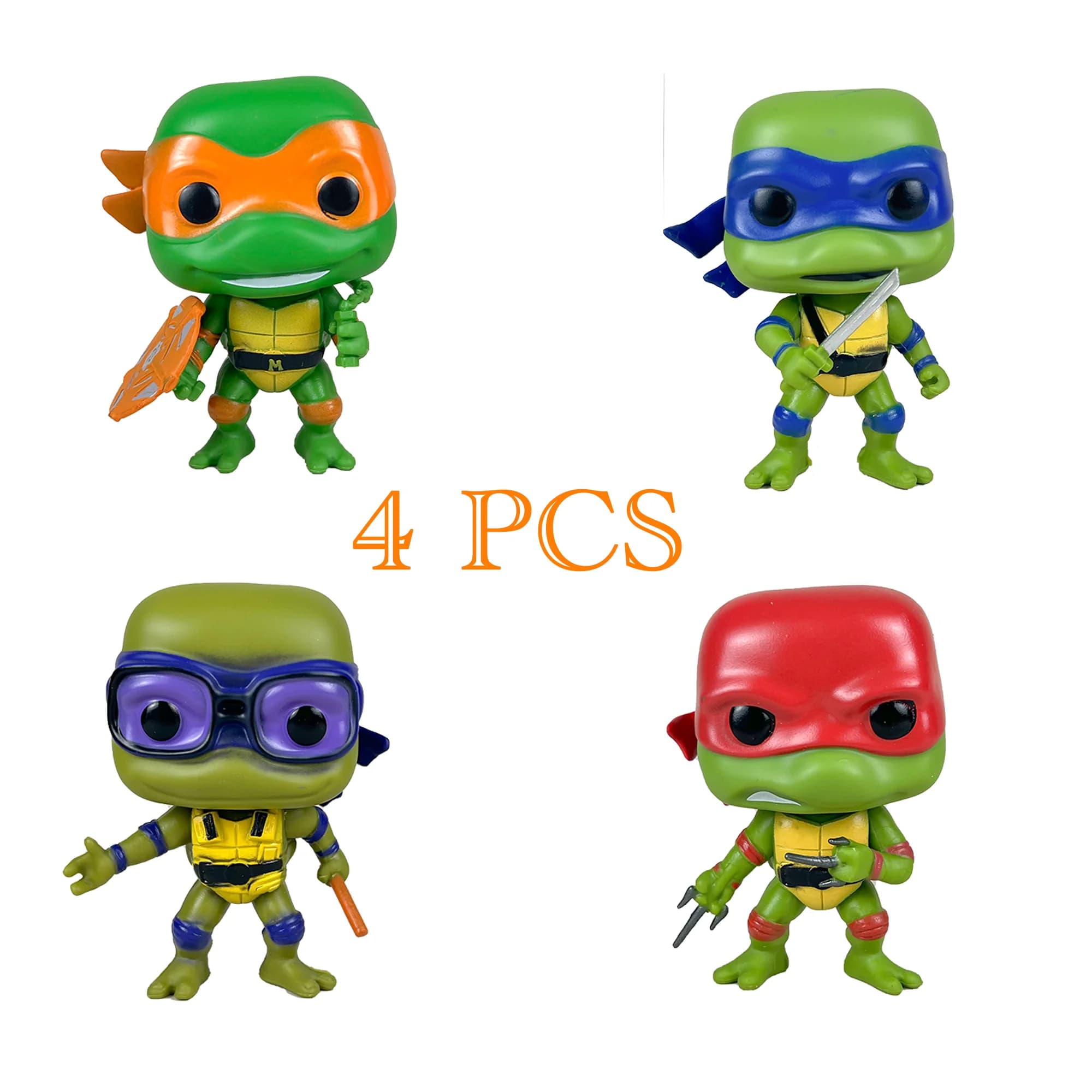 Nuova Statuetta Anime delle Tartarughe Ninja 2026, Versione 1990, Action Figure Neca, Modello in PVC, Ornamento per Camera, Regalo di Compleanno